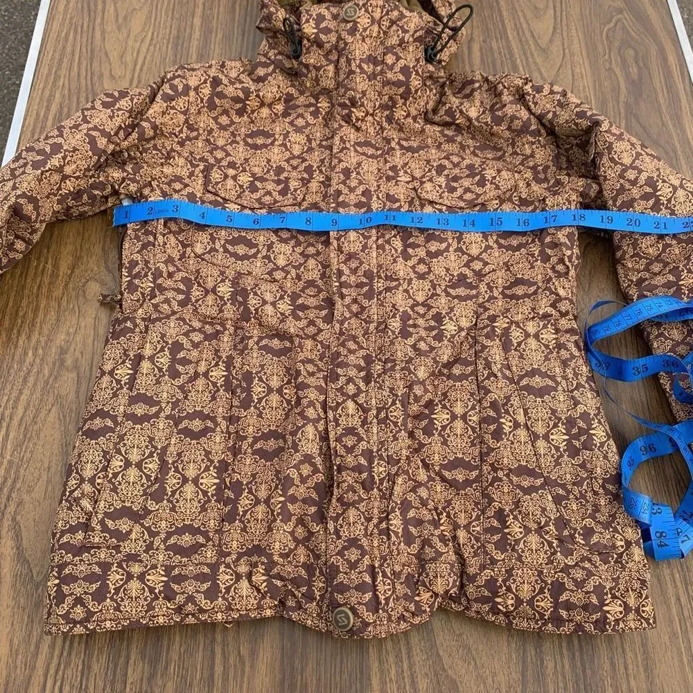 SIMS ski jacket brown sz xs womens